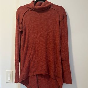 Free people XS turtle neck with open back